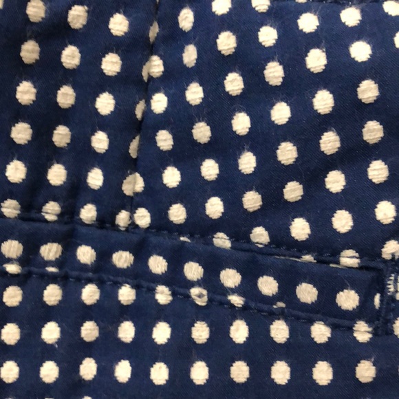 Blue and White Polka Dot Shorts - Picture 5 of 6